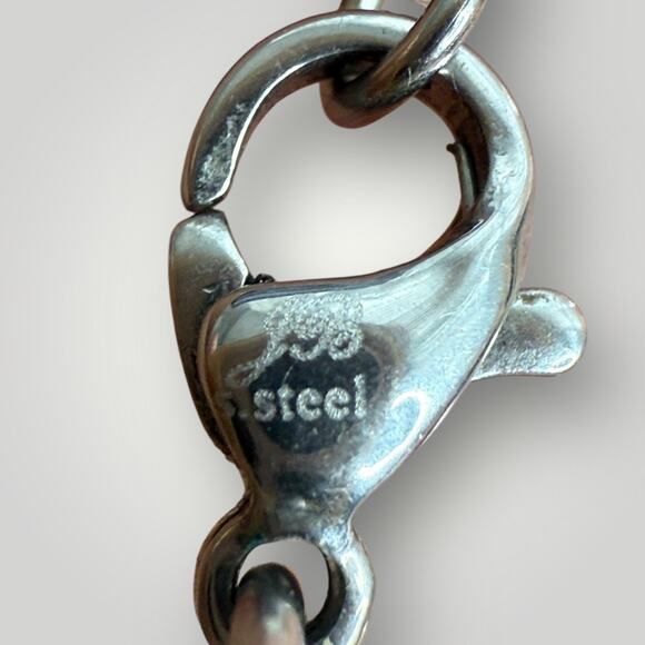 Sterling Silver 925 Egyptian Cartouche Pendant “RITZ” with Rope Chain 18 in - Picture 7 of 9